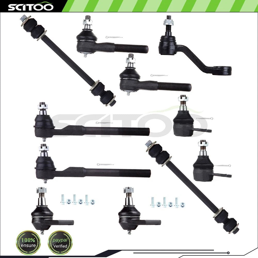 Front Lower Tie Rod End Ball Joint Suspension Kit for Dodge Ram 1500 (2000–2001)