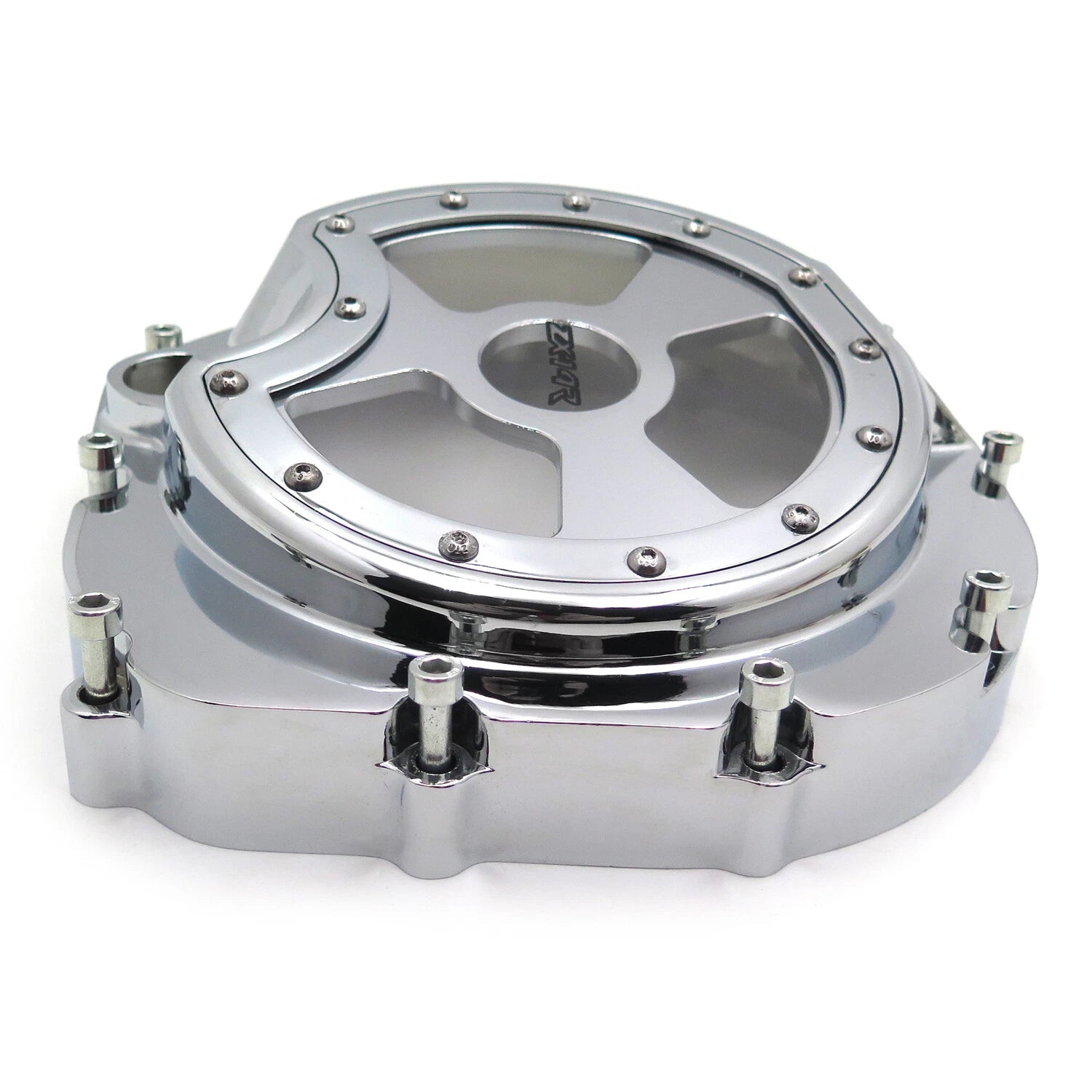 Clutch Cover for Kawasaki ZX14R ZZR1400 (2006–2014) Chrome See-Through