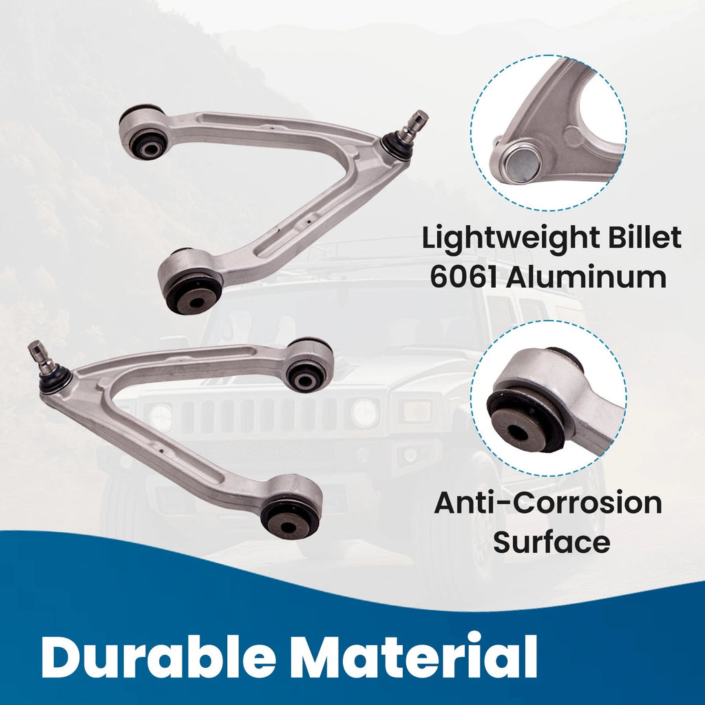 2Pcs Suspension Kit Front Upper Control Arms for Hummer H3 H3T (2006–2010)
