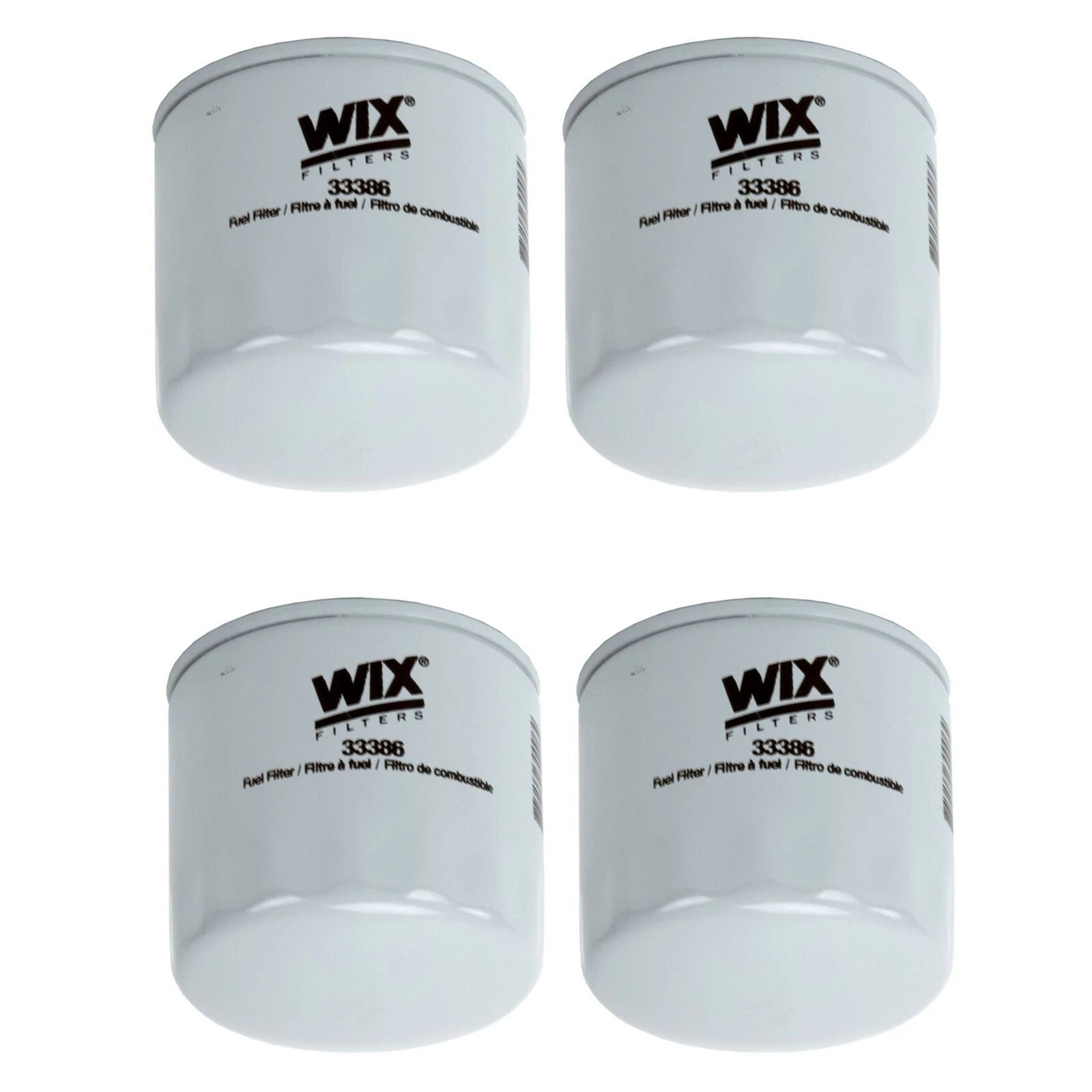Set of 4 WIX Fuel Filters for (Spin-On)