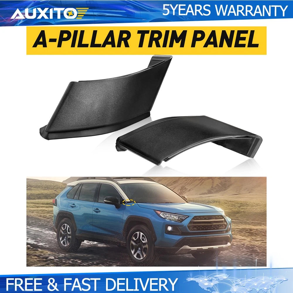 Set of 2 A-pillar Trim Panel Covers for Toyota RAV4 (2019–2023) 60118-0R051 60117-0R051
