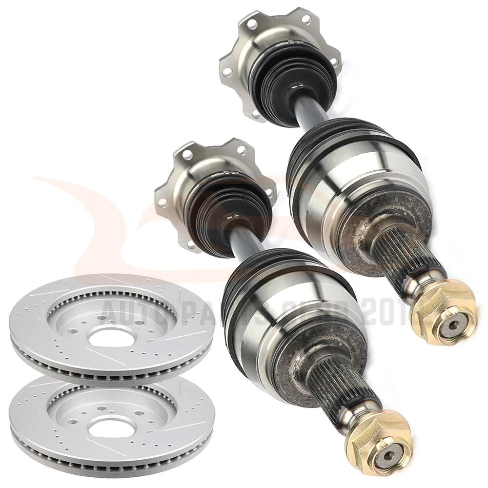 Front CV Axle Brake Discs Rotors for Chevrolet Suburban 1500 (2007–2013)