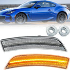 2PC Clear Lens LED Side Marker Light for Toyota GR86 Subaru BRZ (2022–2024)