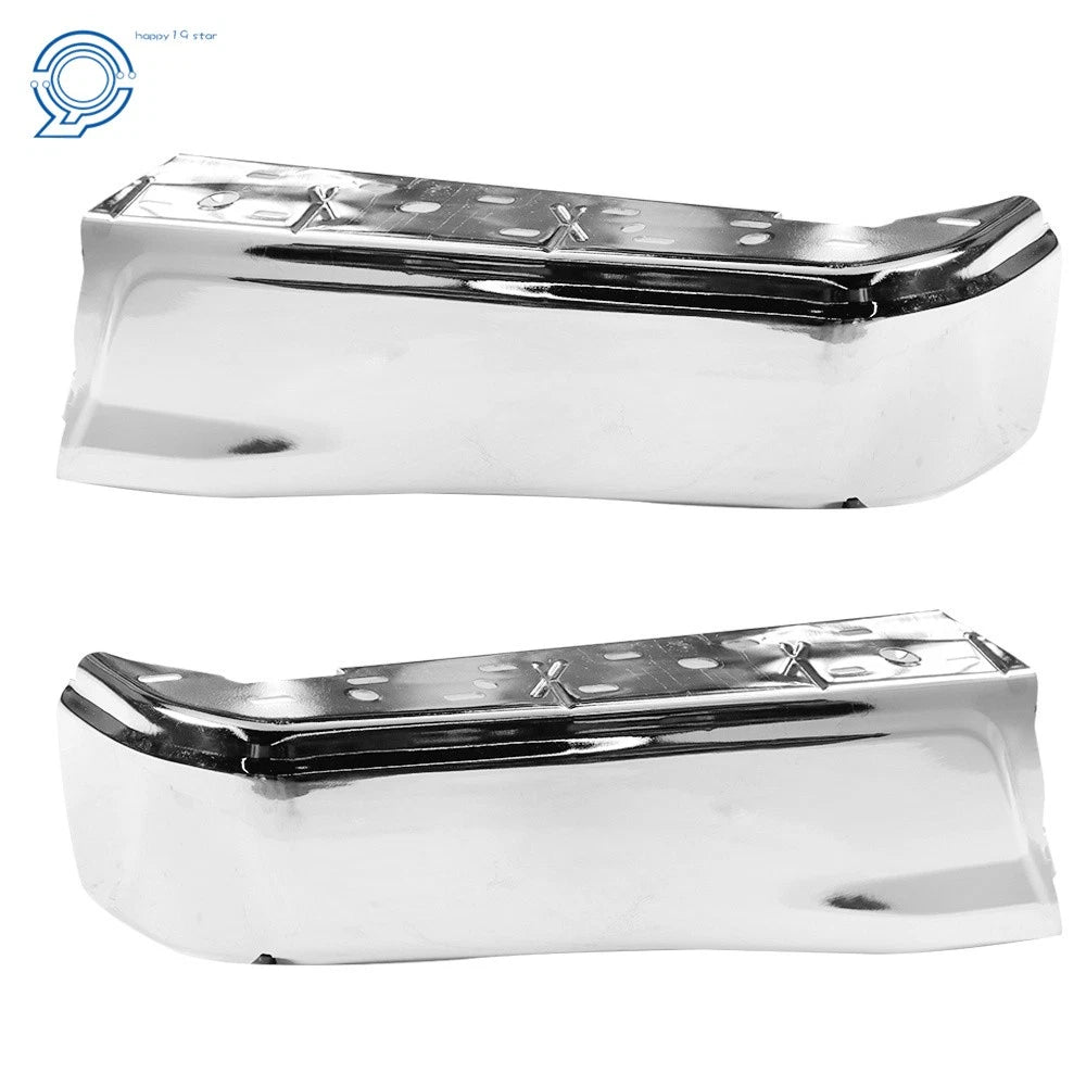 Set of 2 Chrome Rear Bumper End Caps for Ford F150 (2015–2020)