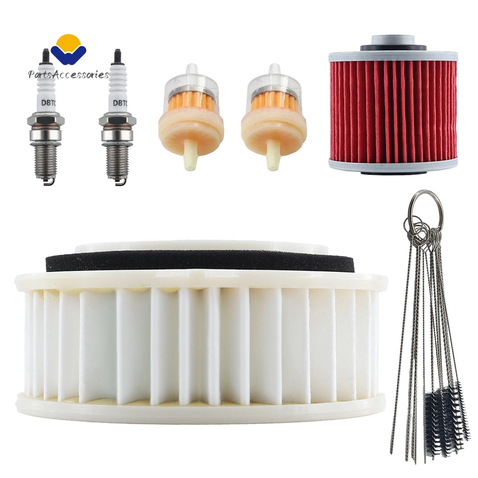 Oil Air Filter Spark Plug for Yamaha XVS650 V-Star 650 (1998–2011)