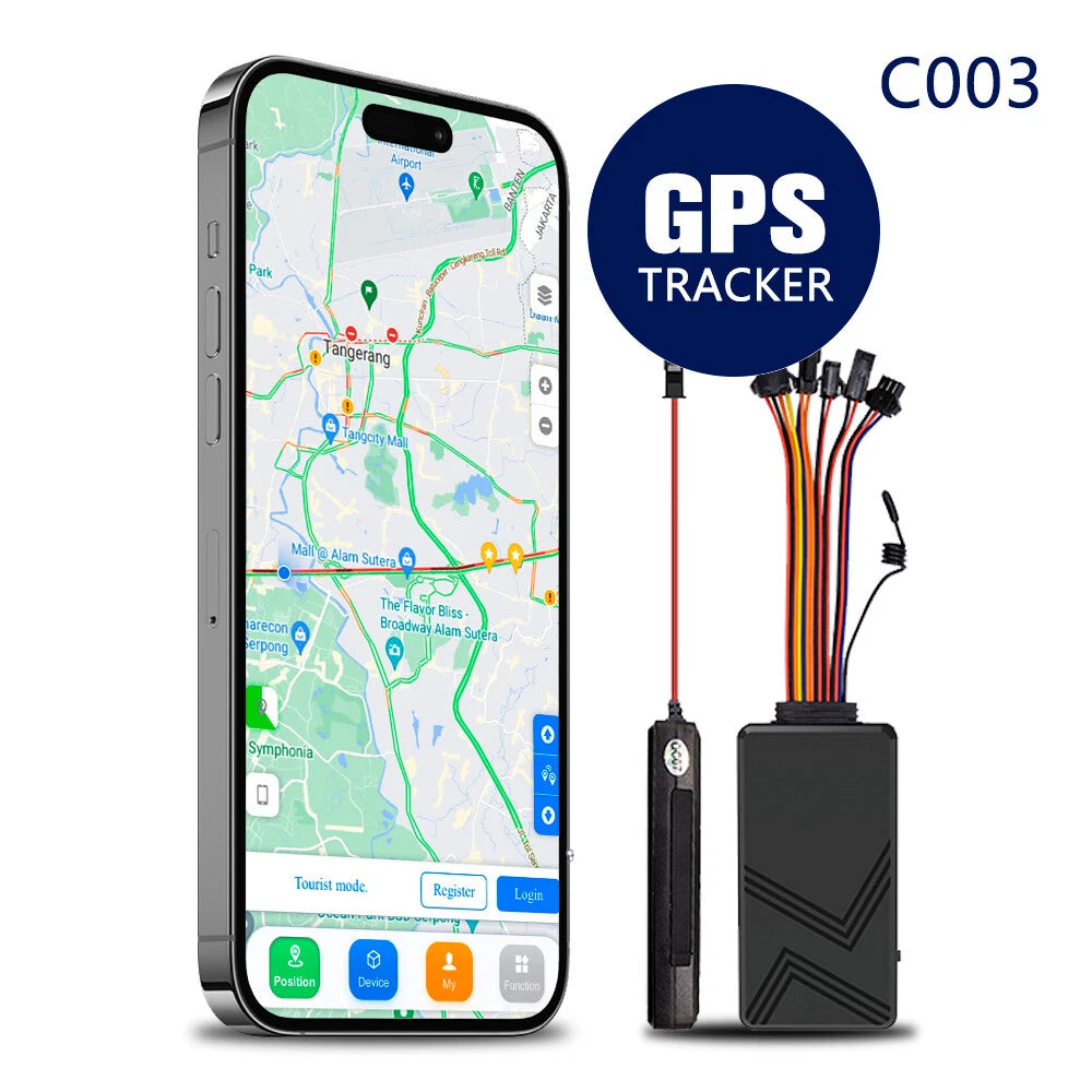 Bluetooth LTE GPS Tracker for Vehicles (Realtime Tracking)