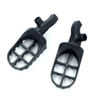 Black Motocross Foot Pegs for Honda CR250R CR125R (2000–2001)