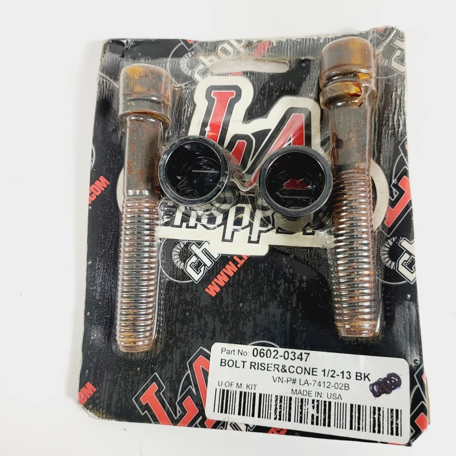 Riser Bolt Cone Kit for Harley 1" Handlebars (LA-7412-02B)