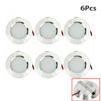 12V LED Recessed Ceiling Lights for RV Camper (6400K)