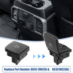 Center Console Rear Power Outlet Plug 110V 150W BC3Z-19N236-A for Ford 