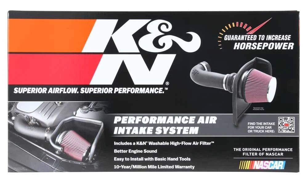 K&N 57-3070 FIPK Cold Air Intake Kit for Escalade ESV EXT Silverado Sierra 1500 (2007–2013)