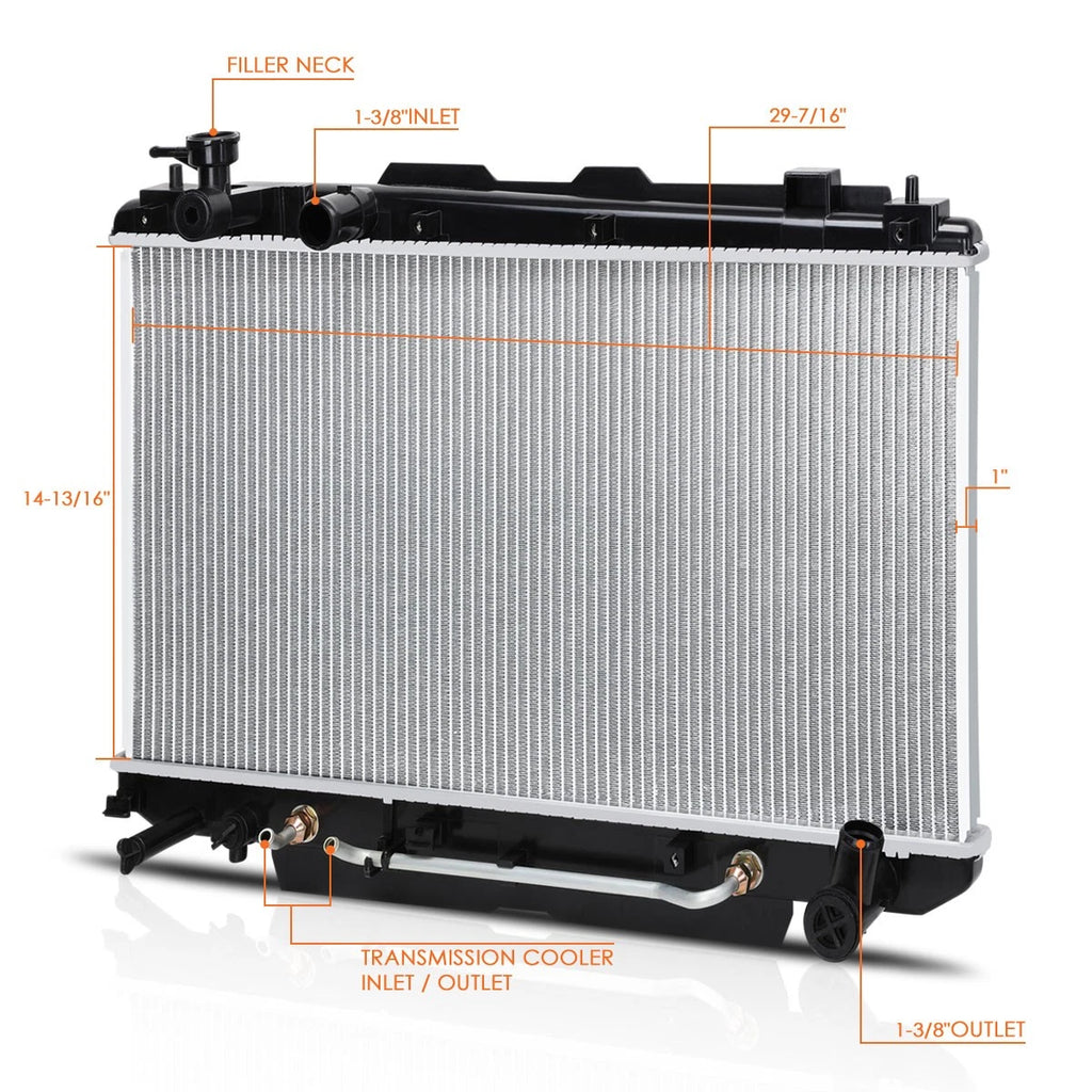 Aluminum Core Cooling Radiator for Toyota RAV4 (2001–2005) DPI-2403