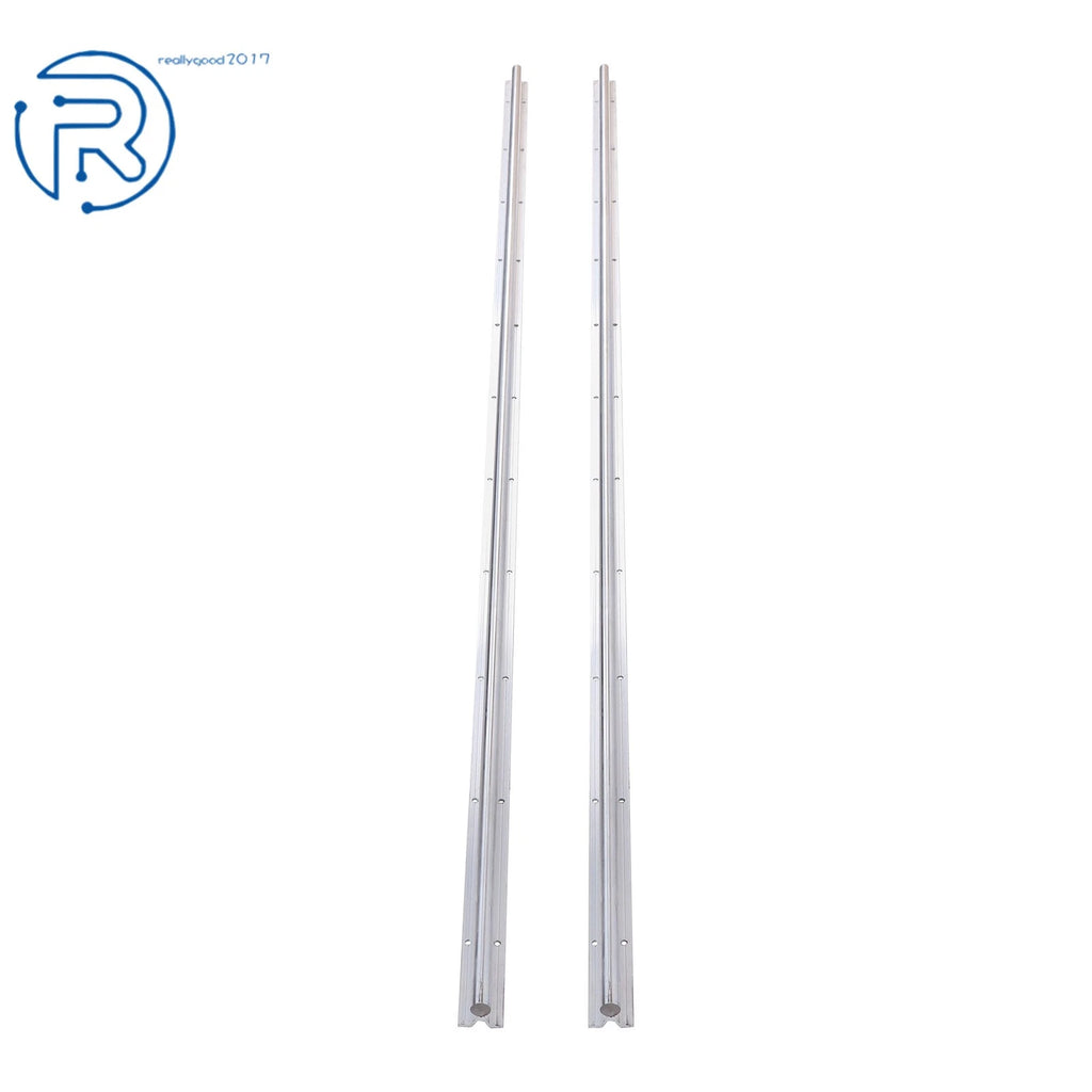 Set of 2 Linear Rails with 4 Bearing Blocks for Custom Applications