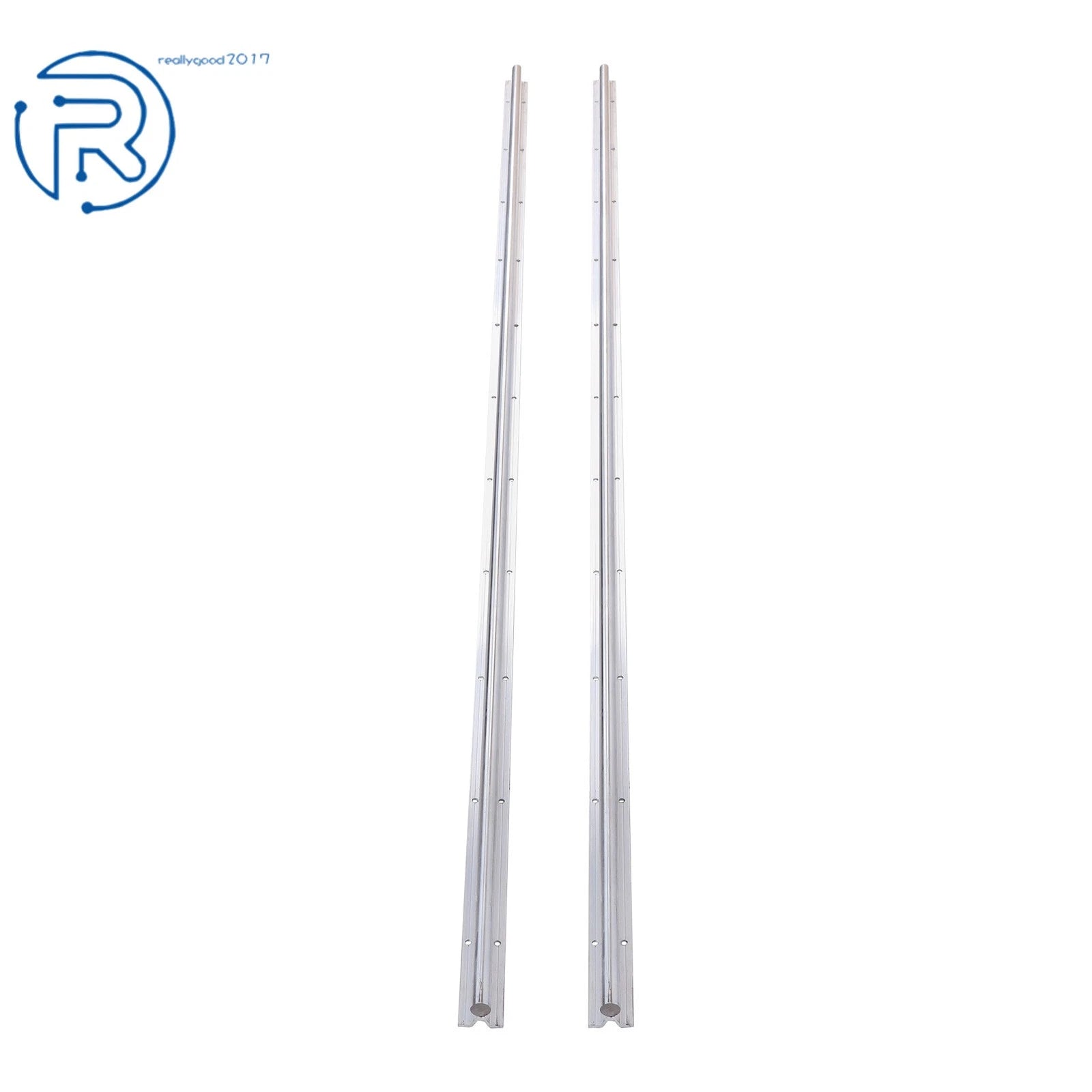Set of 2 Linear Rails with 4 Bearing Blocks for Custom Applications