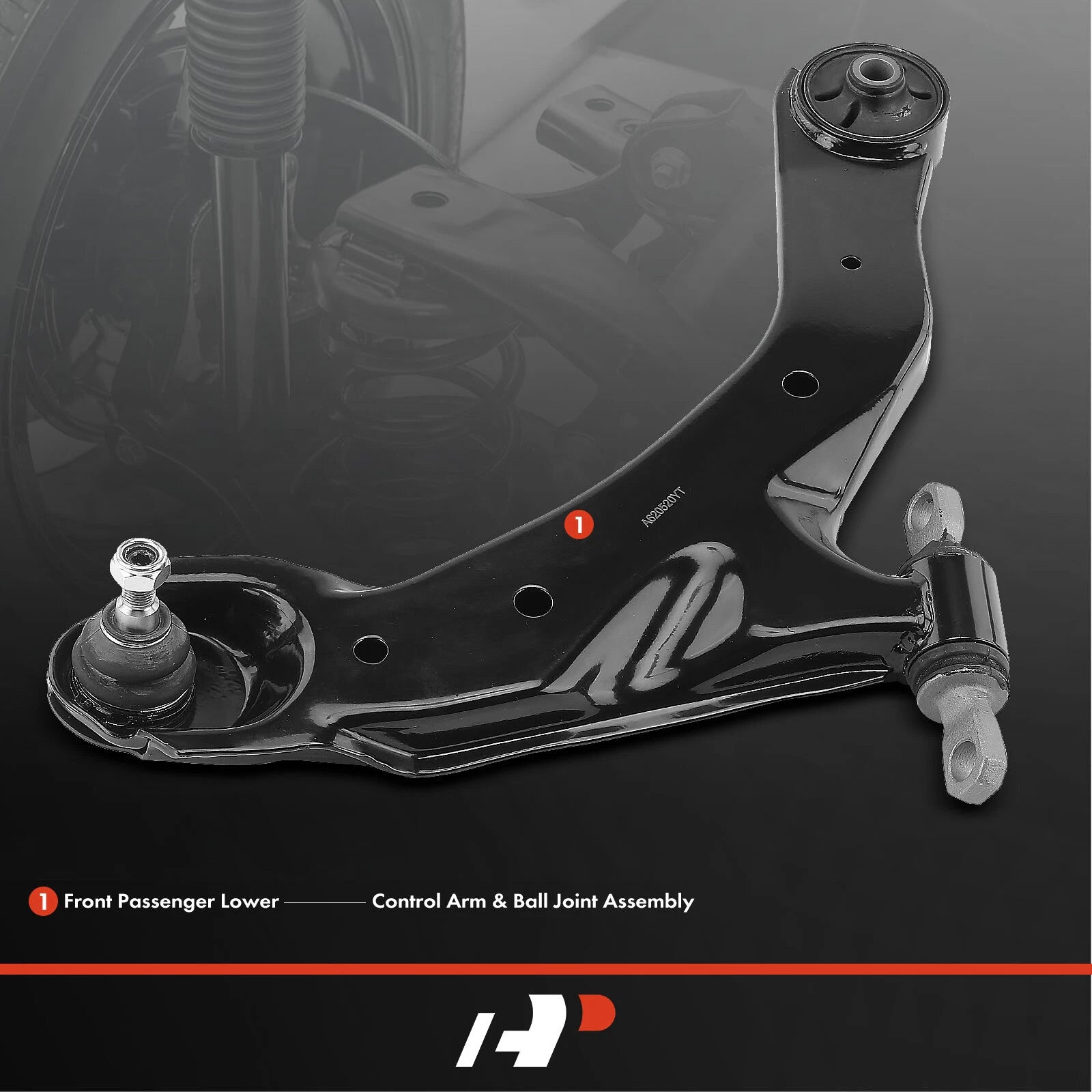 Front Right Lower Control Arm with Ball Joint for Kia Spectra (2000-2009)