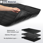 Cargo Liner Rear Trunk Mat for Hyundai Palisade (2020–2024) TPE Long Grid