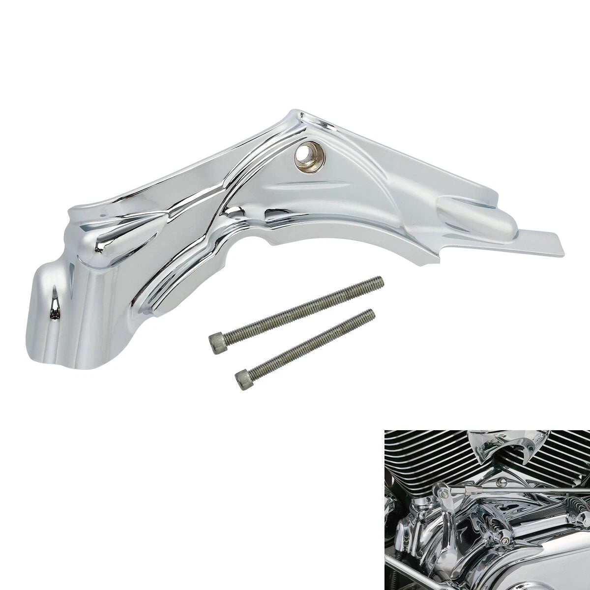 Chrome Cylinder Base Side Cover for Harley Electra Glide (2007–2016)