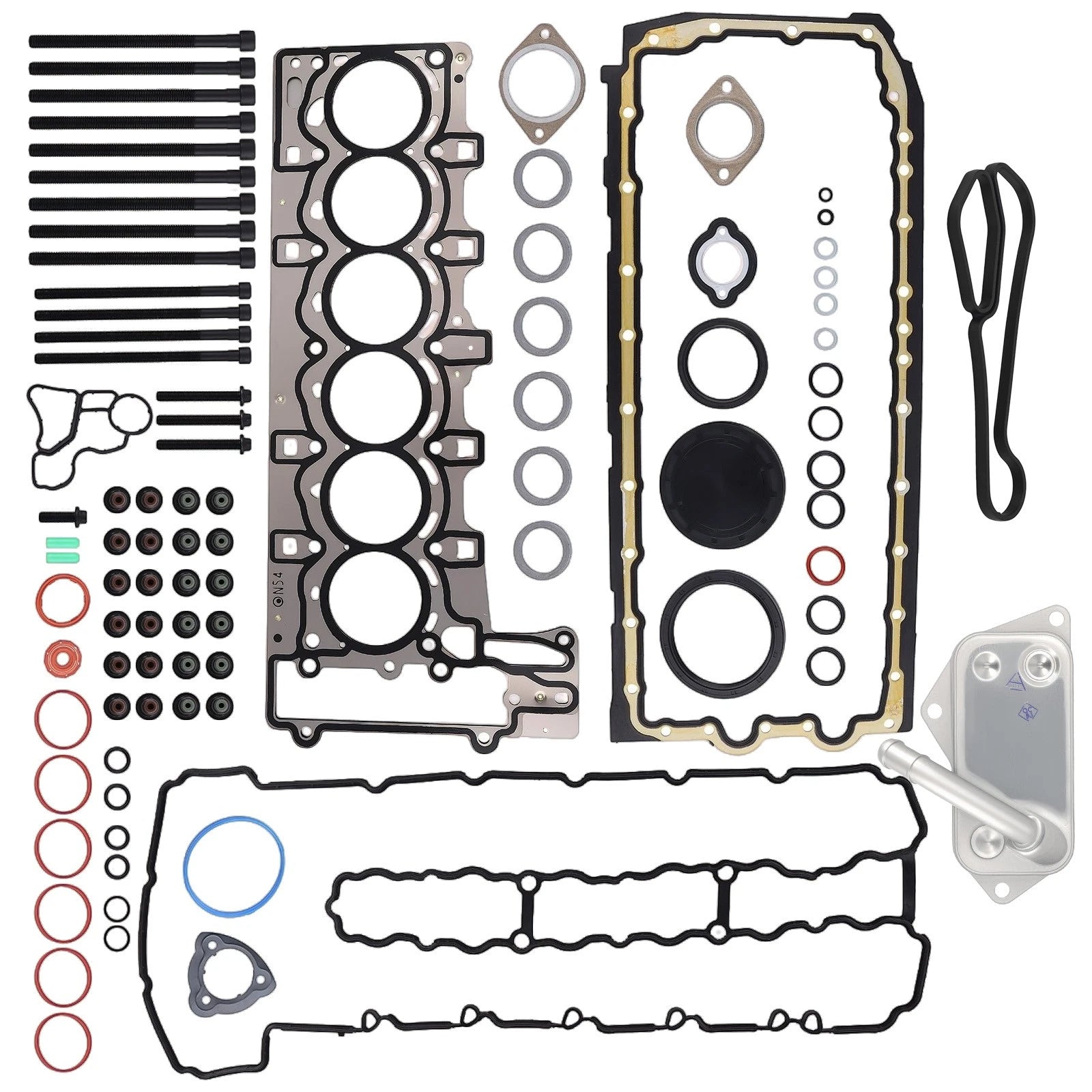 N54 3.0L Oil Cooler & Cylinder Head Gasket Kit for BMW 128i (2008–2013)