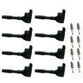 8x Ignition Coil & Iridium Spark Plug for Audi RS7 S8 (2015–2018) UF766
