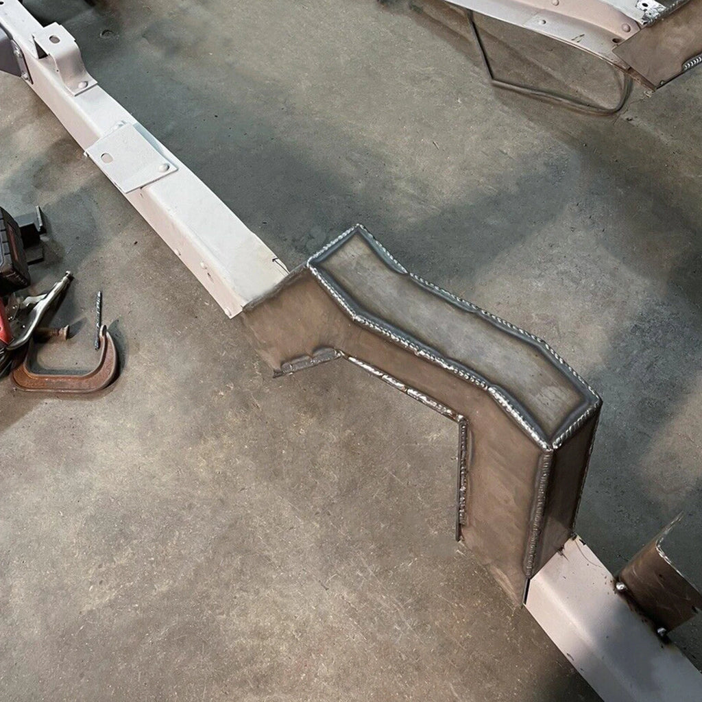Set of 2 C Notch Frame Step Notch for Chevrolet C10 Pickup (1963–1972)