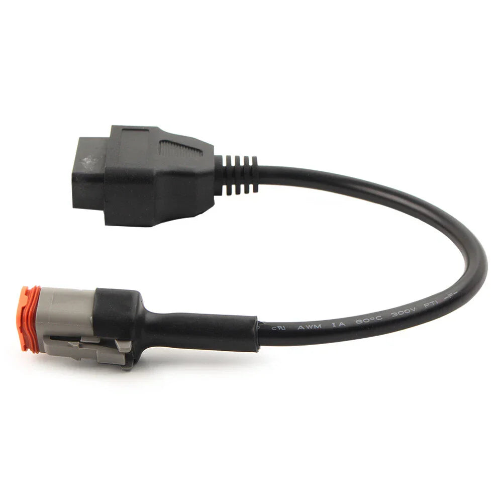 4Pin to OBD2 Diagnostic Scanner Adapter Cable for Harley