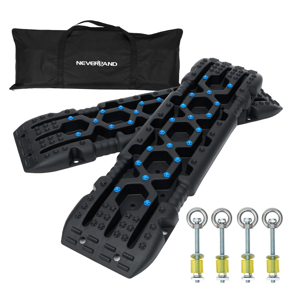2x Recovery Tracks for 4WD Off Road Vehicles (Sand Mud Snow Traction Boards)