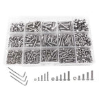 500 PCS Hexagon Socket Bolts and Nuts Set for M345