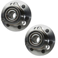 Set of 2 Front Moog Wheel Bearing Hub Assembly for Chevy GMC K1500 K2500 (1990–1999)