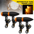 2X Amber LED Bullet Blinker Brake Turn Signal Tail Light for Cruiser