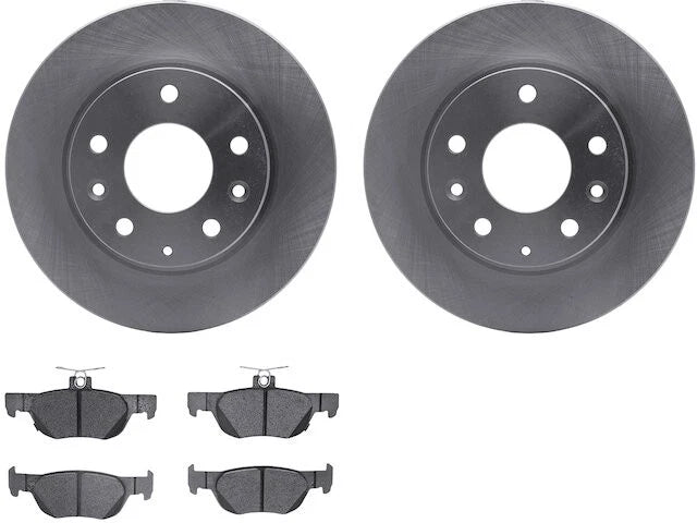 Rear Brake Pad and Rotor Kit for Mazda 3 Sport (2019–2023) RY678SJ
