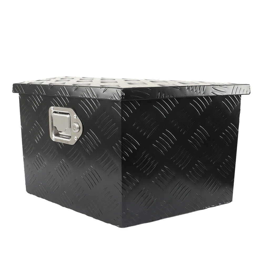 26" Aluminum Trailer Tool Storage Box with 2 Keys for Universal