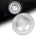 Push Start Stop Button Cover Trim Kit for Dodge Charger Challenger (Silver, 2015–2021)
