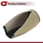 1 Pc Gear Shift Knob Cover for Toyota Corolla (2014–2018) Beige Faux Leather