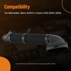 Air Intake Pipe for Mercedes-Benz C230 (2003-2005) Black