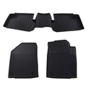 TPE Carpet Floor Mats for Jeep Cherokee (2015–2023) Black Waterproof