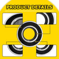 Front Wheel Bearing Replacement Kit 25mm for Harley Davidson (21")
