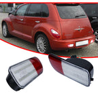 2X White/Red Backup Tail and Brake Lights for Chrysler PT Cruiser (2006–2010)