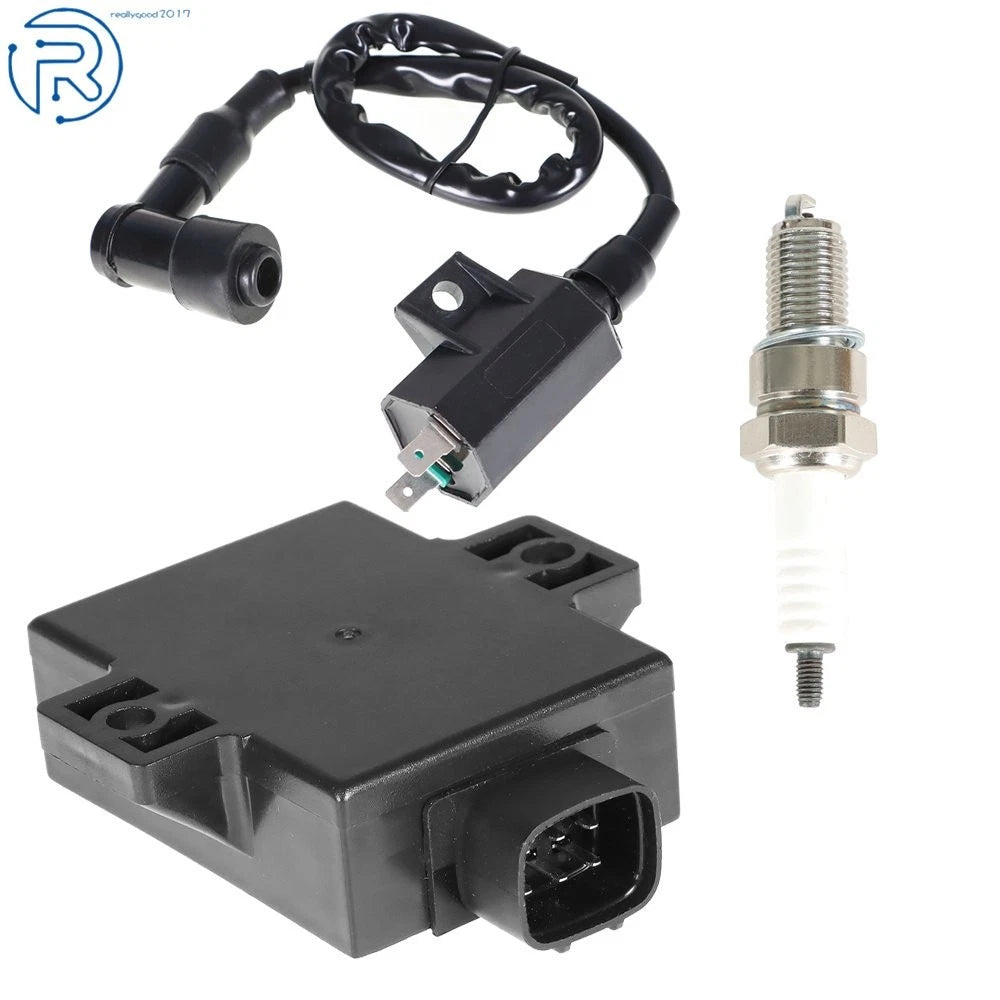 Ignition Coil Spark Plug CDI for Kawasaki Bayou KLF250A (2003–2011)