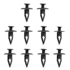 30 x Black Nylon Fastener Rivets for Mazda Kia Ford Fender Clips