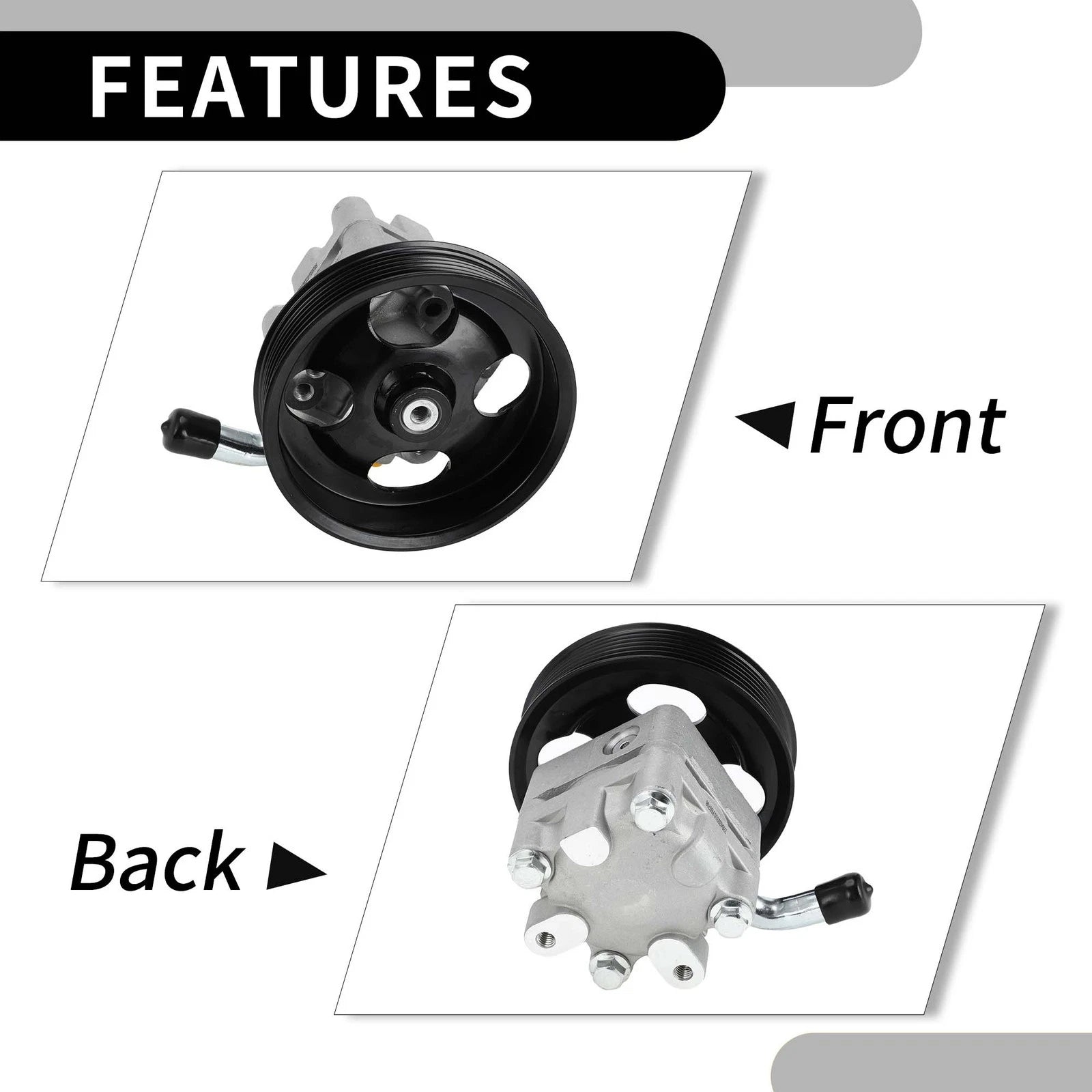 1 Pc Power Steering Pump with Pulley 491109N00A for Nissan Altima (2007–2012)