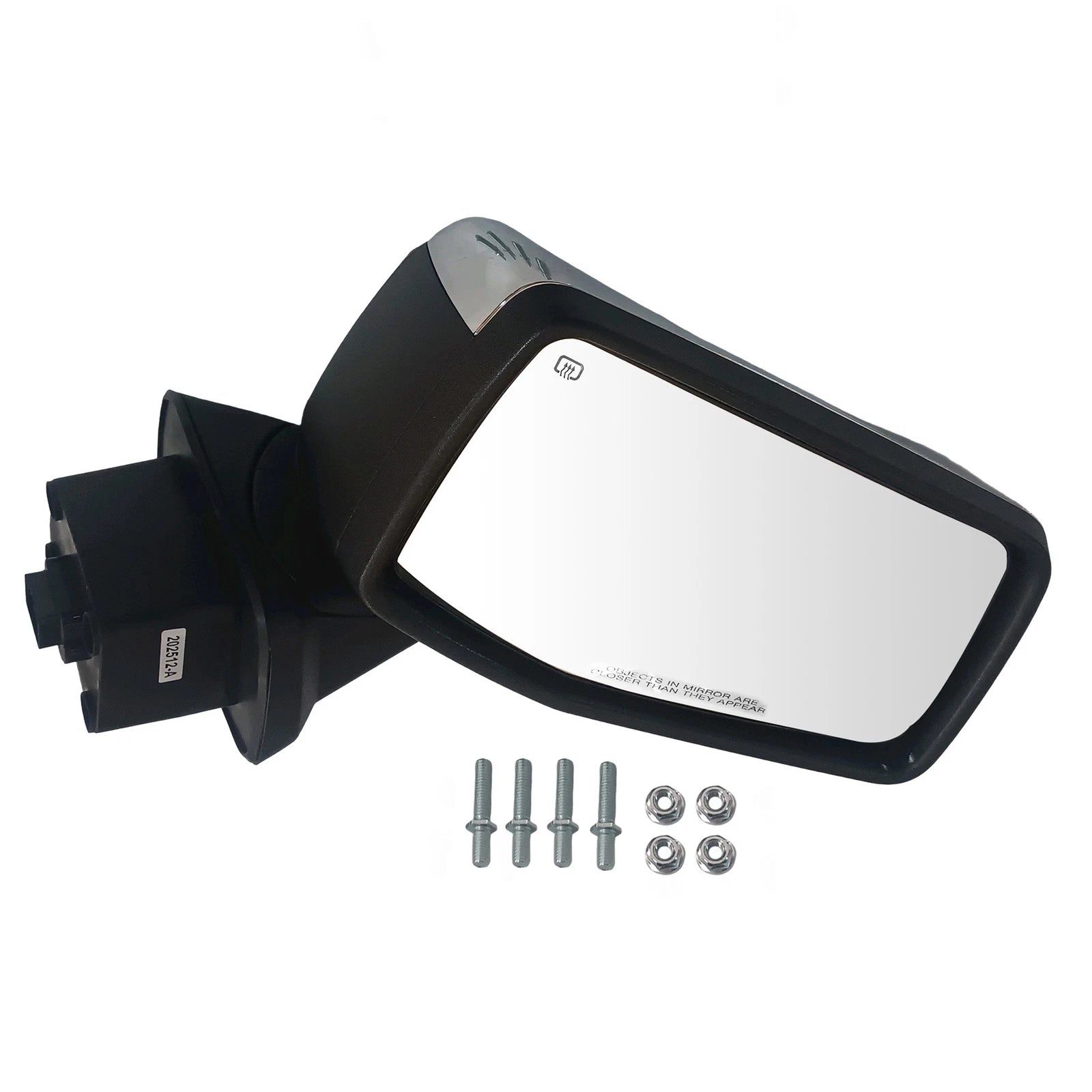 Chrome Power Manual Folding Heated Right Mirror for GMC Sierra 1500 (2019–2024)