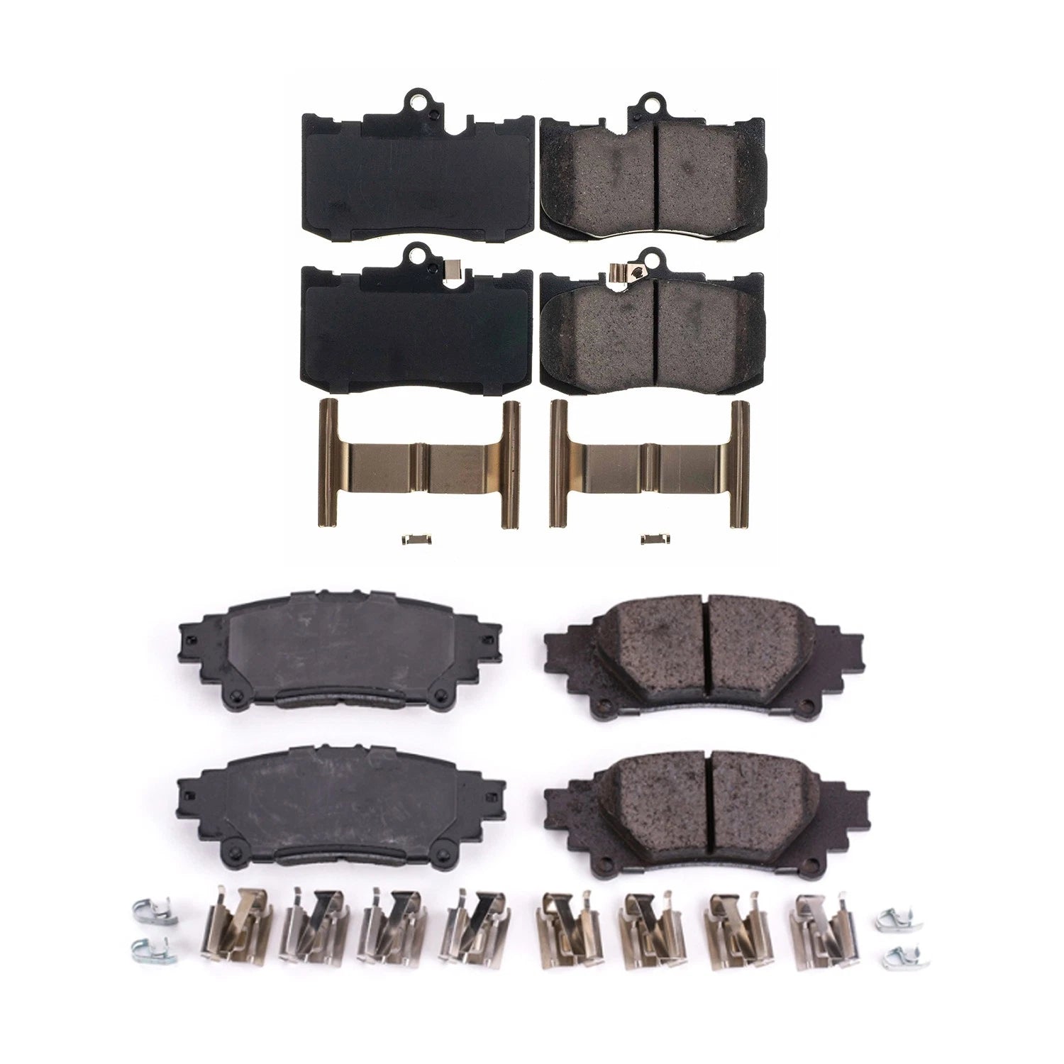 PowerStop Z17 Low-Dust Ceramic Disc Brake Pads Kit for Lexus GS350 IS350 (2013–2019)