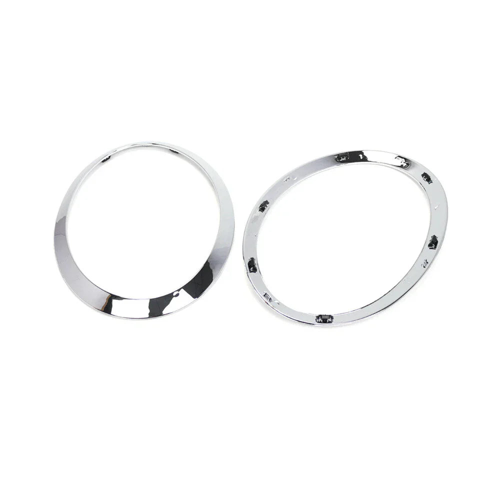 Chrome Headlight Ring Trim Bezel Cover for Mini Cooper (2002-2023)