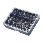 100pcs Carbon Steel Fly Barb Fishing Hooks for Fly Tying