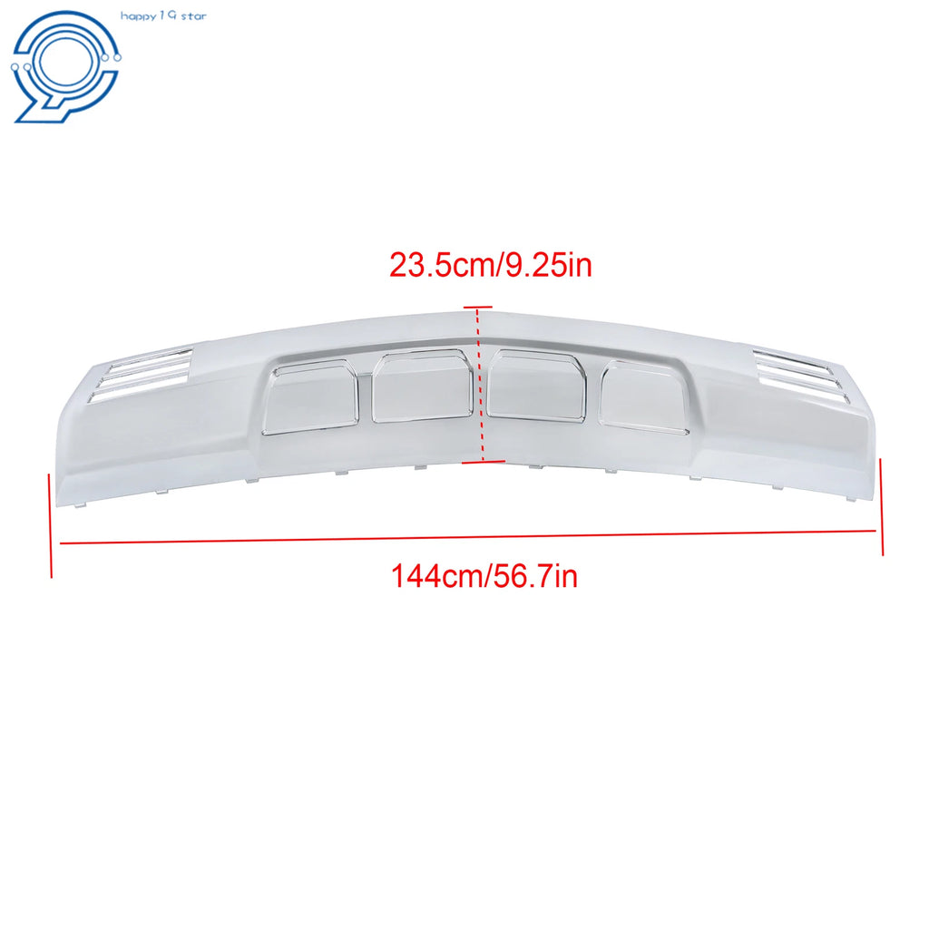Chrome Front Bumper Lower Skid Plate for Silverado 1500 (2022-2023)
