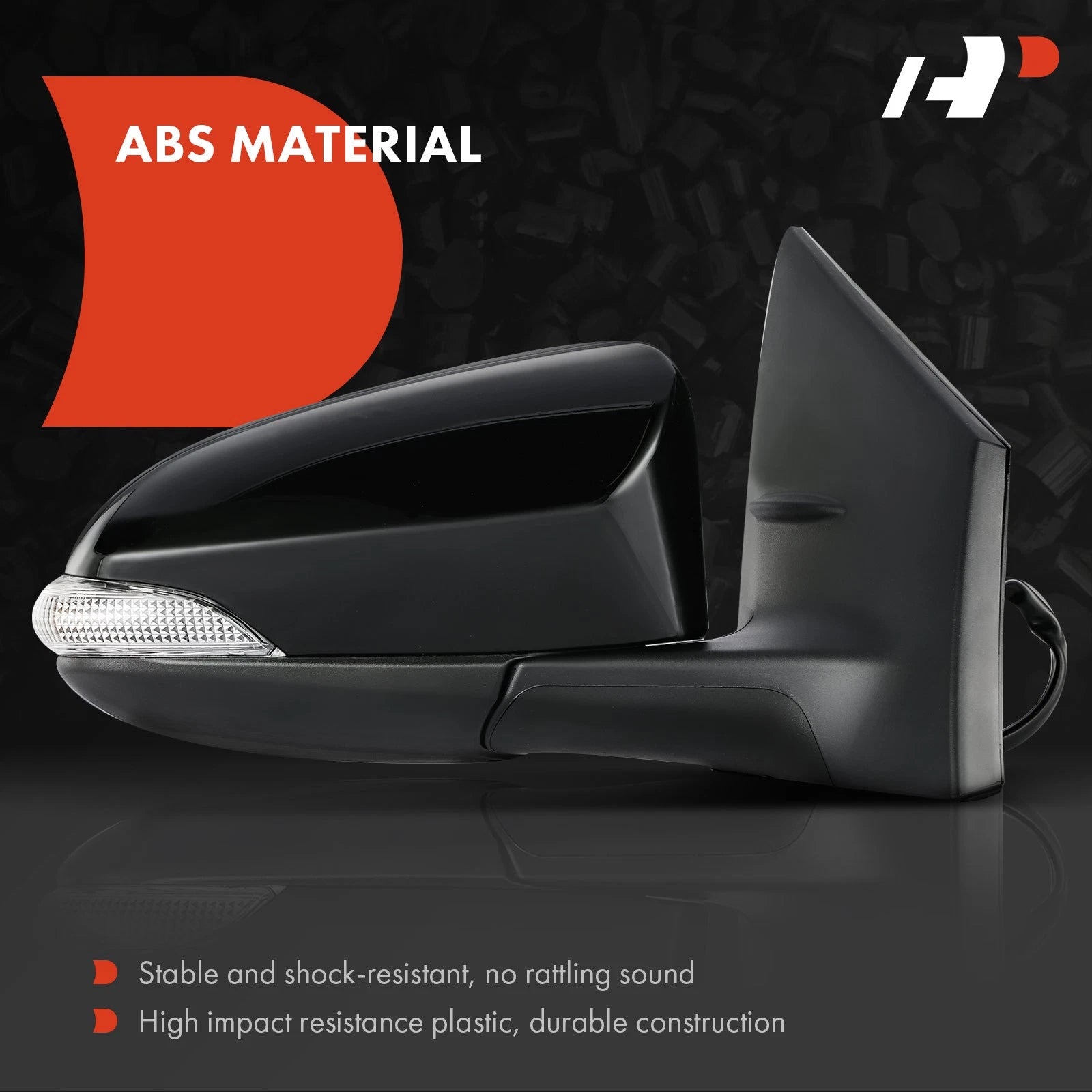 Passenger Power Mirror w/ Manual Folding for Toyota Corolla (2014–2019)