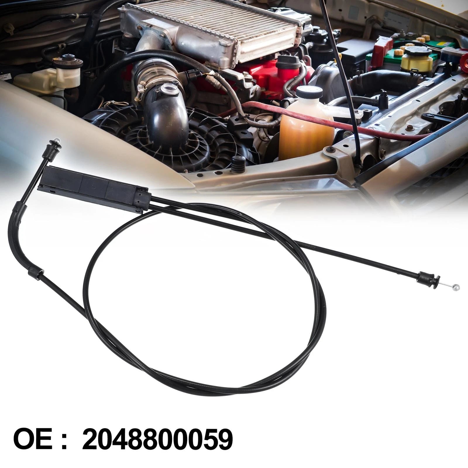Hood Release Cable for Mercedes Benz C300 C63 C350e W205 (2015–2021)
