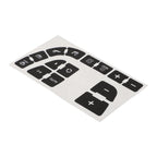 Stickers Set for Citroen C4 Grand Picasso Climate Buttons