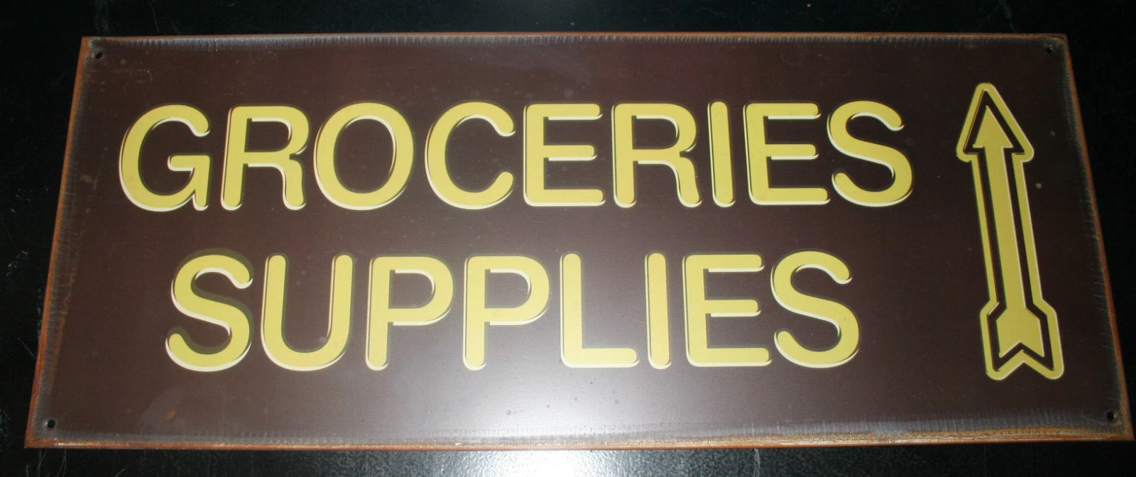 Vintage Replica Tin Metal Sign for Groceries Supplies Store (10015)