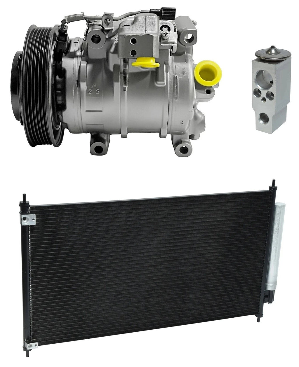 AC Compressor Kit With Condenser for Honda Accord 3.5L (2016–2016)